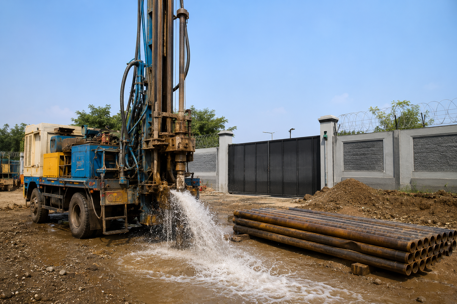 Boring Drilling Project — National Security Guard (NSG), Gurugram